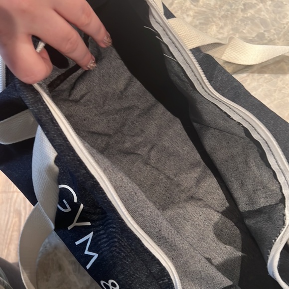 Gym and Juice Blue Duffel Bag - Picture 11 of 13